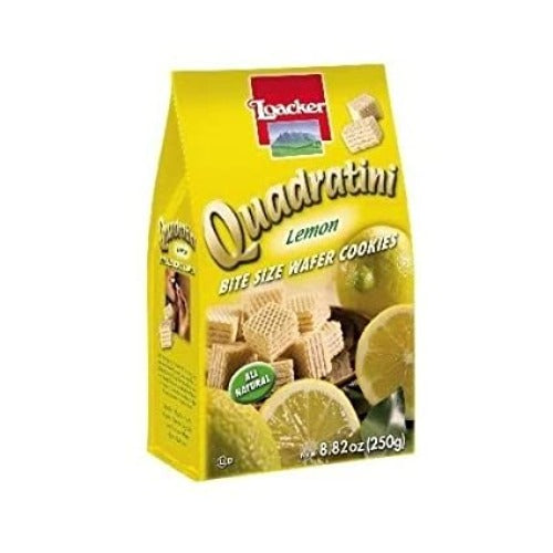 LOACKER QUADRATINI LEMON 250G WAFERS