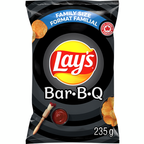 LAYS POTATO CHIPS BBQ FAMILY SIZE 235G
