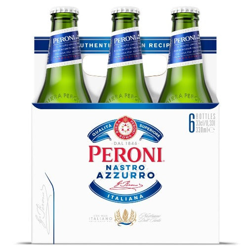 PERONI 6X330ML  BEER IN BOTLES