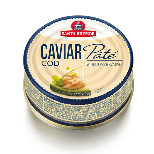 SANTA BREMOR PASTEURIZED COD CAVIAR PÂTÉ 90G ( IKRA TRESKI )