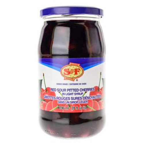 S&F RED SOUR PITTED CHERRIES IN LIGHT SYRUP 540ML — Epicure Market