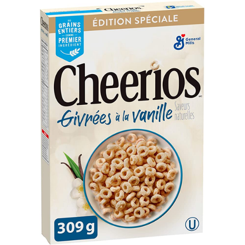 GENERAL MILLS CHEERIOS FROSTED VANILLA CEREAL 309G