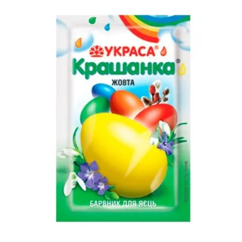 UKRASKA COLOR FOR EGGS YELLOW COLOR 5G