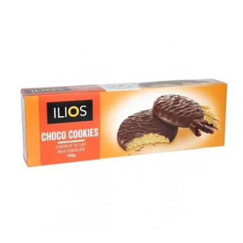 ILIOS MILK CHOCOLATE COOKIES 106G
