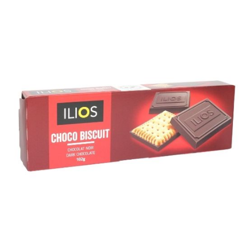 ILIOS DARK CHOCOLATE COOKIES 102G