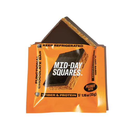 MID DAY SQUARES PEANUT BUTTER CHOCOLATE BAR 33G