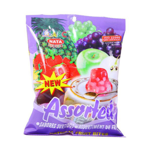 ABC JELLY ASSORTED NATURAL FRUIT BITES 300G