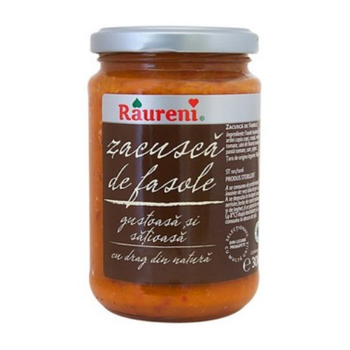 RAURENI ZACUSCA VEGETABLE SPREAD WITH BEANS 300G