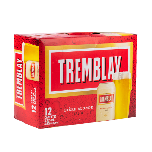 TREMBLAY BLONDE BEER CANS 12X355ML