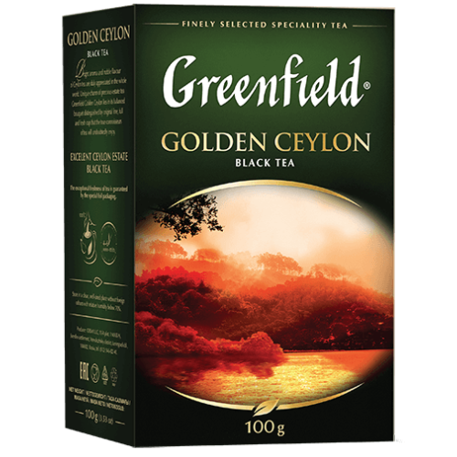 GREENFIELD GOLDEN CEYLON BLACK TEA 100G