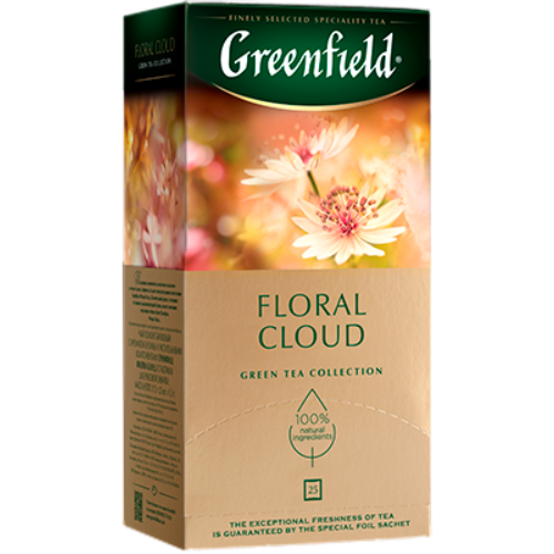 GREENFIELD GREEN TEA FLORAL CLOUD  25 BAGS