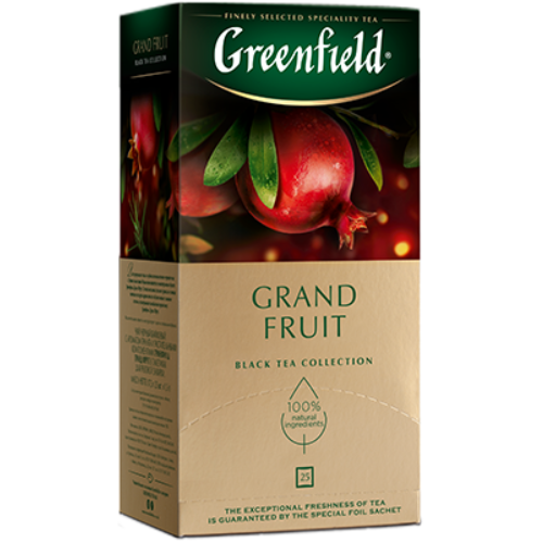 GREENFIELD GRAND FRUIT BLACK TEA 25 BAGS