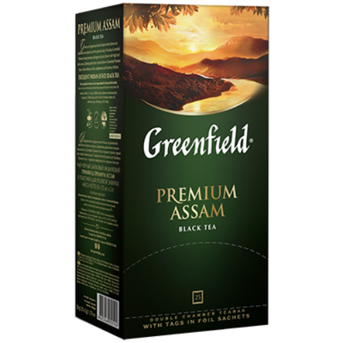 GREENFIELD BLACK TEA PREMIUM ASSAM 25 BAGS