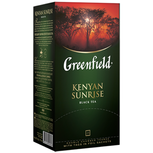 GREENFIELD BLACK TEA KENYAN SUNRISE 25 BAGS