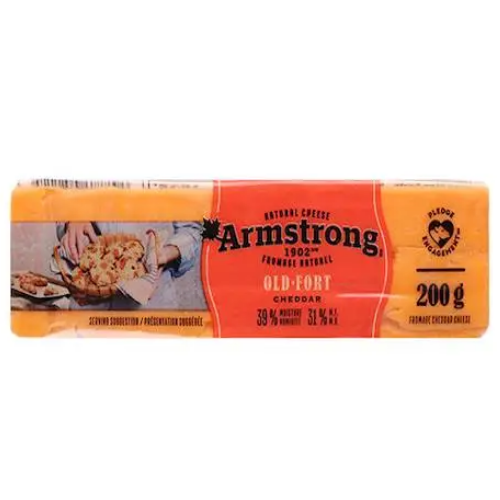ARMSTRONG 200G PACKAGED CHEESE CHEDDAR OLD