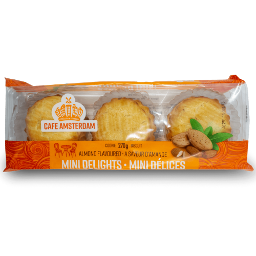 CAFE AMSTERDAM ALMOND FLAVOURED COOKIES 270G