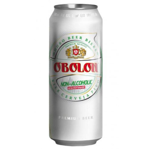 OBOLON ORIGINAL UKRAINIAN BEER NON ALCOHOLIC CAN 500ML