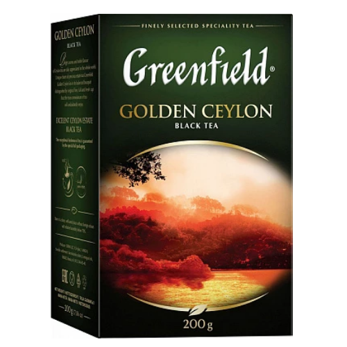 GREENFIELD GOLDEN CEYLON BLACK TEA 200G