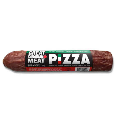 GREAT CANADIAN MEAT PIZZA MILD DRY SAUSAGE 275G