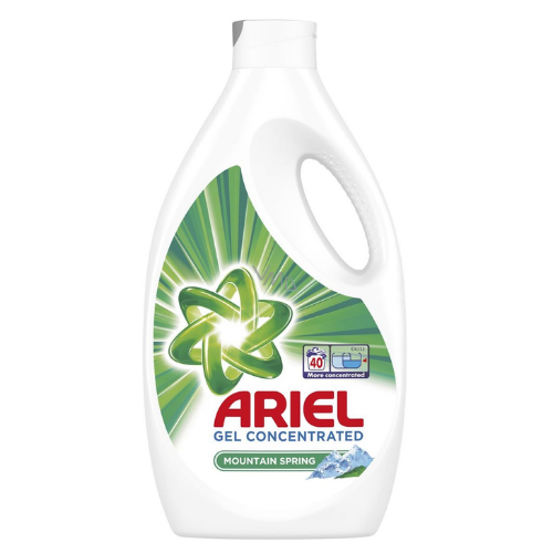 ARIEL GEL CONCENTRATED 2200ML LAUNDRY MOUNTAIN SPRING