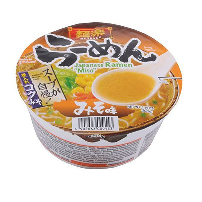 MENRAKU 91G JAPANESE RAMEN "MISO"