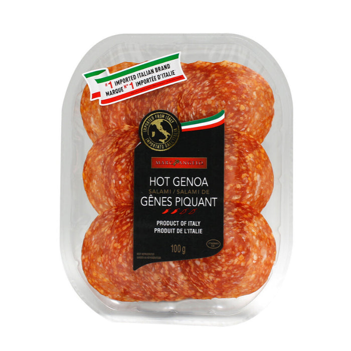 MARC ANGEL 100G DELI MEATS GENOA HOT SALAMI