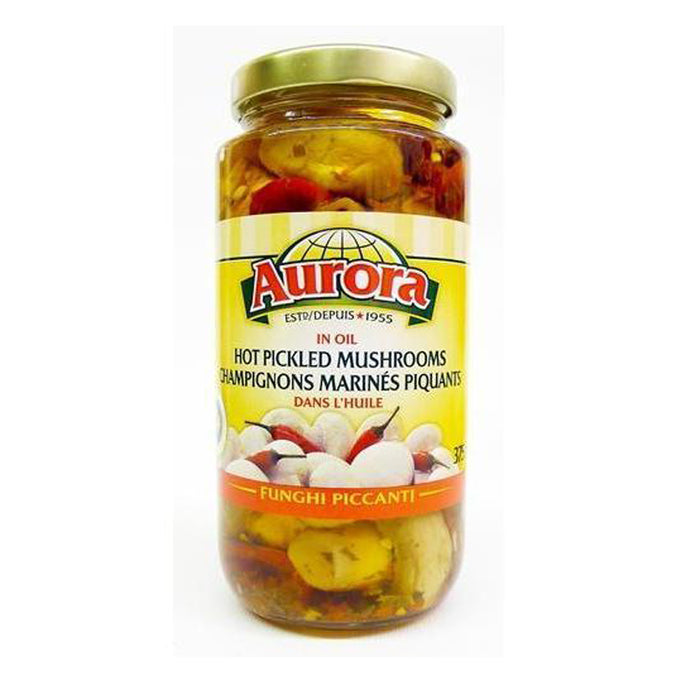 AURORA 375ML HOT PICKLED MUSHROOMS