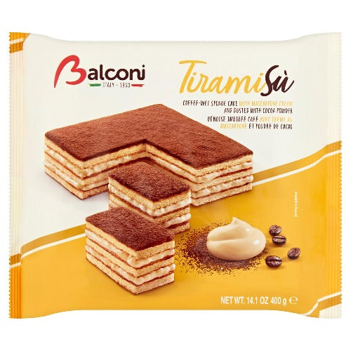 BALCONI TIRAMISU COFFEE WET SPONGE CAKE WITH MASCARPONE 400G