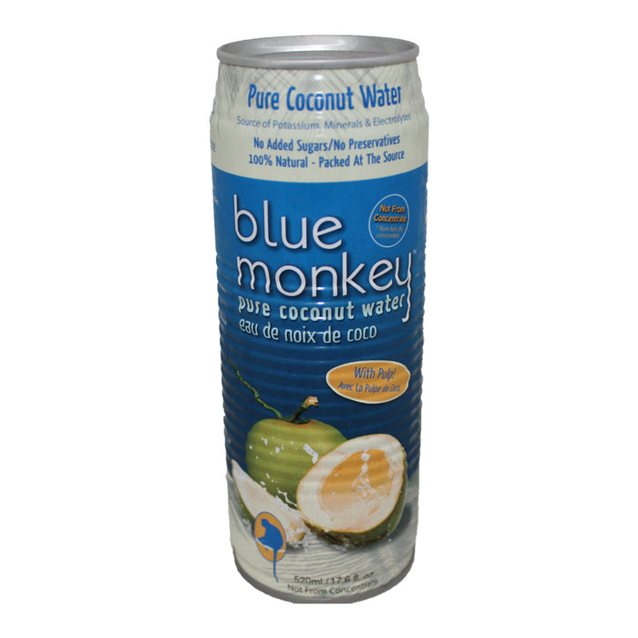 BLUE MONKEY 520ML WATER PURE COCONUT WATER WITH PULP