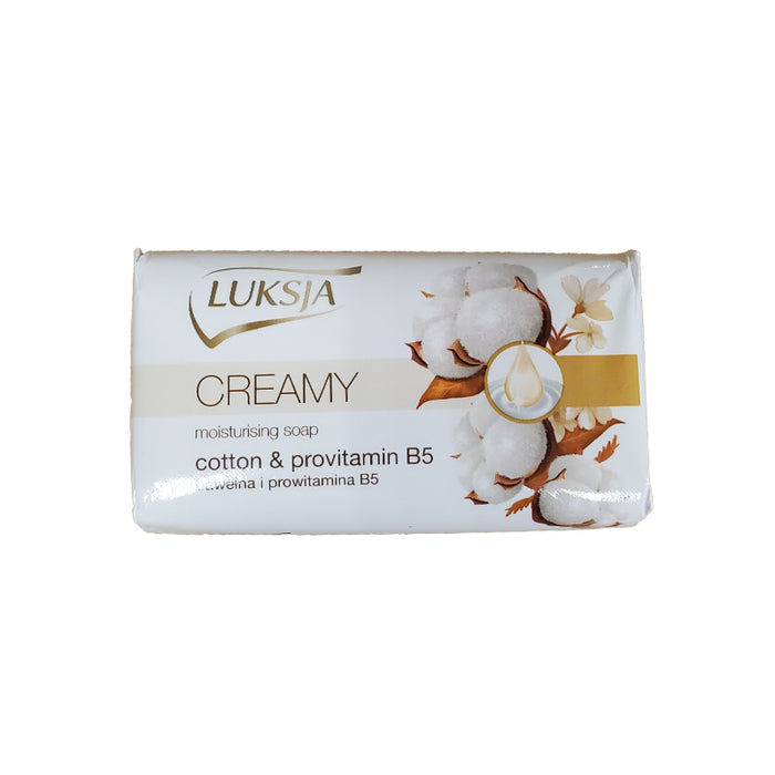 LUKSJA 90G SAVON CRÉMEUX HYDRATANT COTON ET PROVITAMINE B5