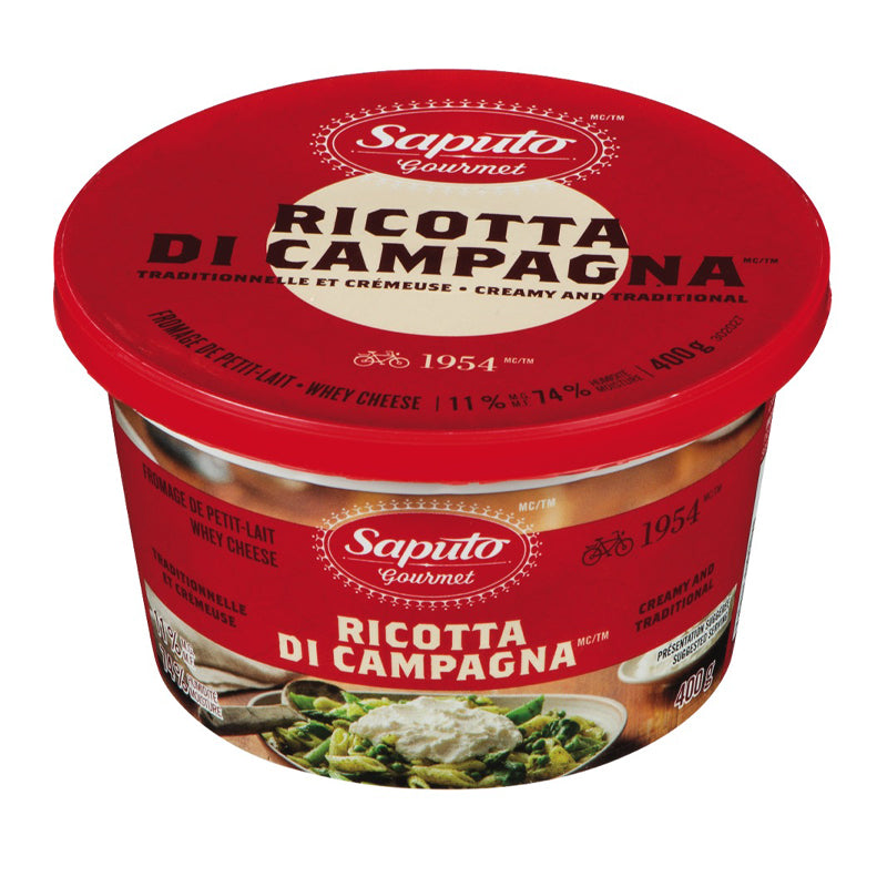 SAPUTO 400G PACKAGED CHEESE RICOTTA DI CAMPAGNA LIGHT — Epicure Market