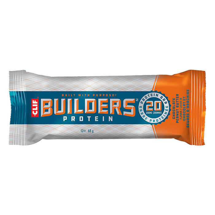 CLIF BUILDERS PROTEIN 68G GRANOLA & MISC BARS CHOCOLATE BAR WITH PEANUT BUTTER