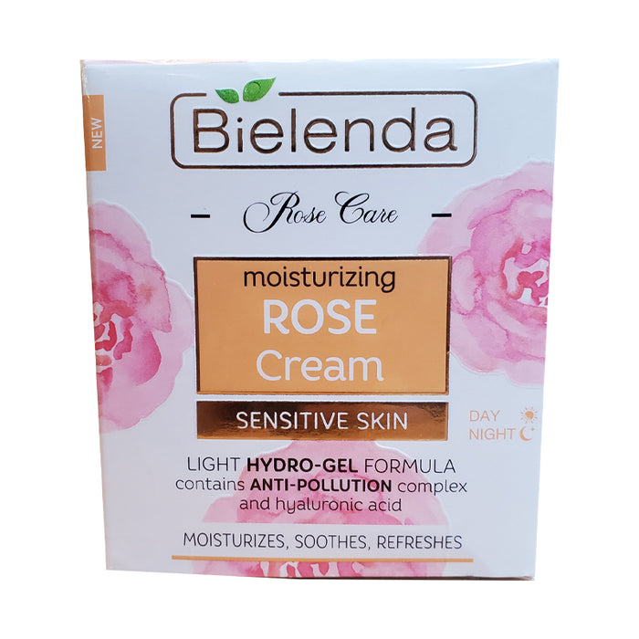 BIELENDA ROSE CARE 50ML FACE CARE MOISTURIZING ROSE CREAM SENSITIVE SKIN