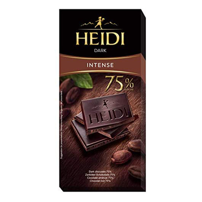 HEIDI INTENSE CHOCOLATE BAR 75% 80G
