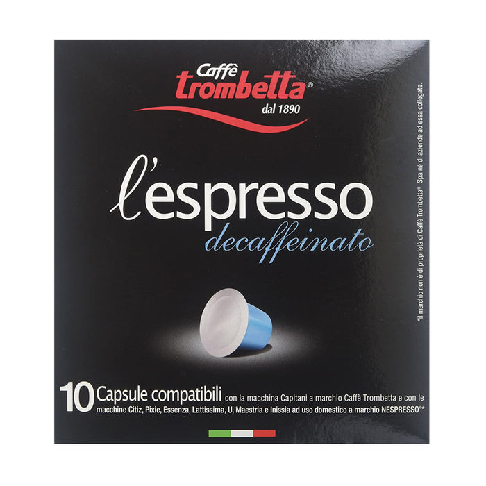 COFFEE TROMBETTA L'ESPRESSO DECAFFEINATO 55G