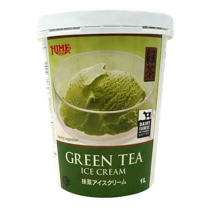 HIME BRAND 1L ICE CREAM GREEN TEA