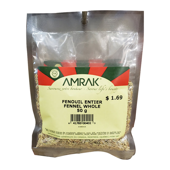 AMRAK FENNEL WHOLE 50G