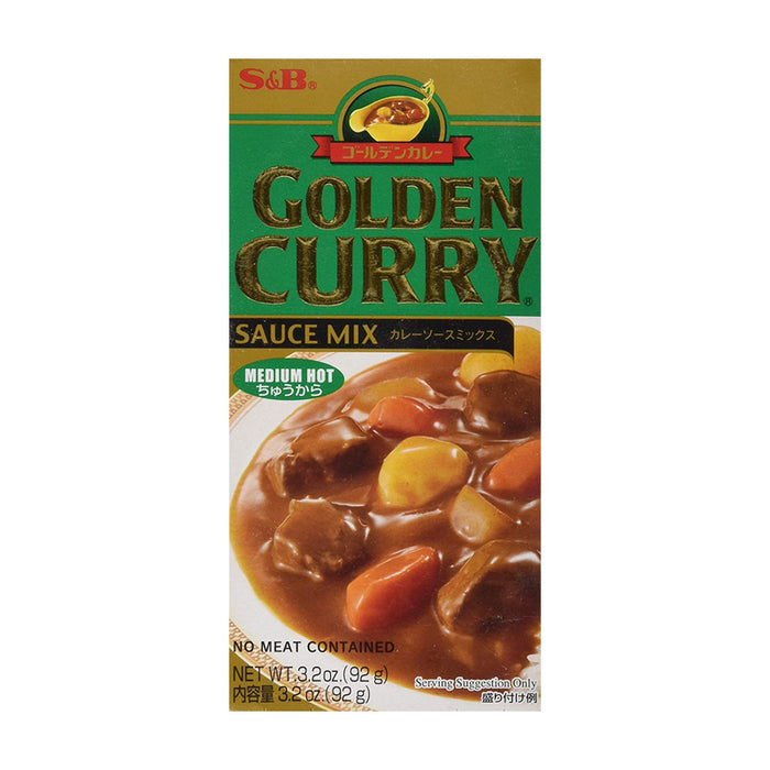 SB GOLDEN CURRY MEDIUM HOT SAUCE MIX 92G