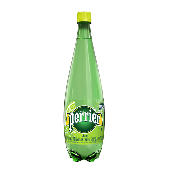 PERRIER LIME FLAVOR SPARKLING WATER 1L
