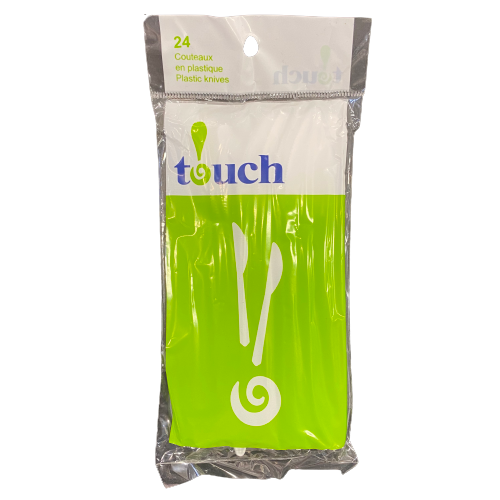 TOUCH 24 PLASTIC KNIVES