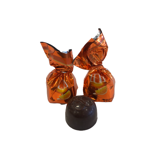 MIESZKO PRALINE WITH BRANDY AND ORANGE FLAVORS CONTAINS ALCOHOL CANDIES KG