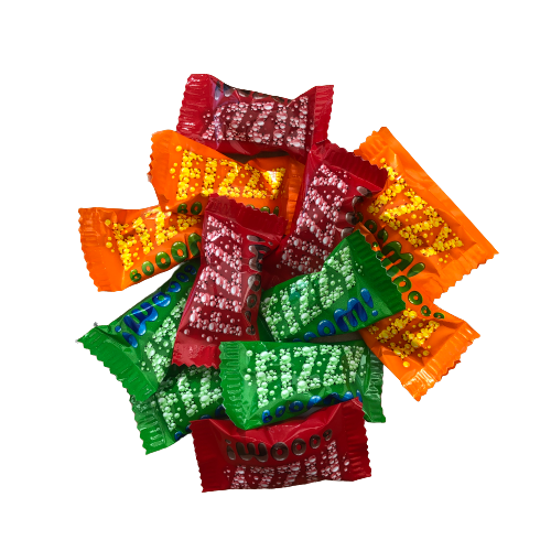 ROSHEN CARAMEL “FIZZY BOOM” ASSORTED CANDIES KG