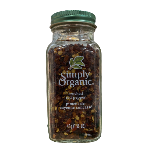 SIMPLY ORGANIC CRUSHED RED PEPPER  45G