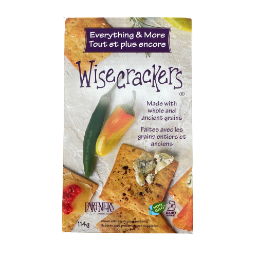 WISE CRACKERS WHOLE ANCIENT GRAINS 114G
