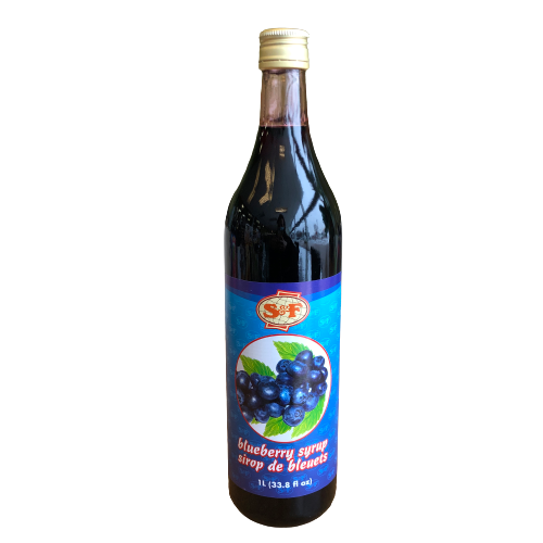 S&F BLUEBERRY SYROP 1L