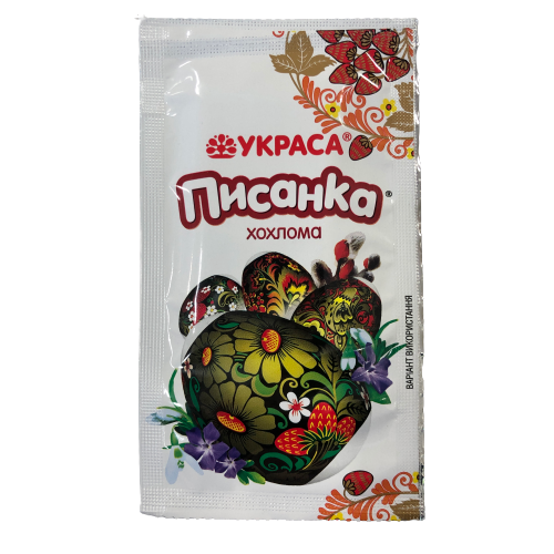 PAPIERS THERMOSENSIBLES DE DÉCORATION D'ŒUFS «KHOKHLIMA» 7 ORNEMENTS