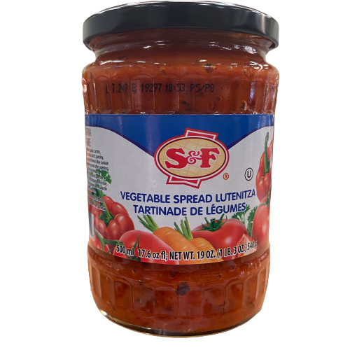 S&F VEGETABLE RELISH LUTENITZA 500ML