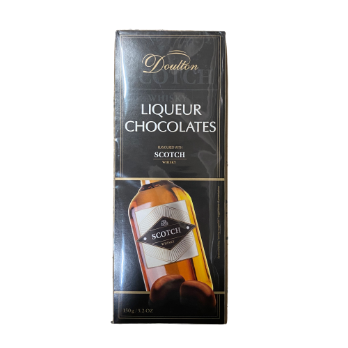 DOULTON WHISKY SCOTCH FLAVOURED CHOCOLATES 150G