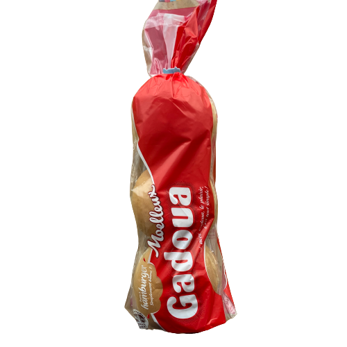 MOELLEUX GADOUA HAMBURGER BREAD 6PCS