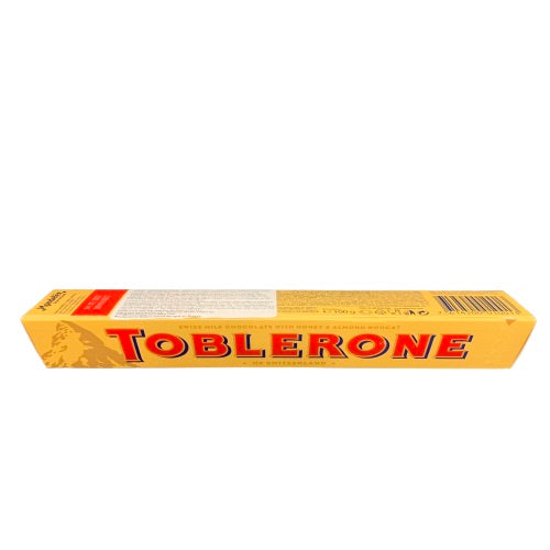 TOBLERONE MILK CHOCOLATE WITH HONEY & ALMOND NOUGAT 100G